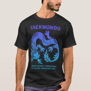 T-shirt Taekwondo TKD Tae Kwon Do Dragon Art Martial Arts