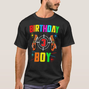 T-shirt Tag laser 3e anniversaire garçon Lasertag intérieu