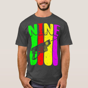 T-shirt Tag Laser Joueur garçons 9e Anniversaire Laser Tag