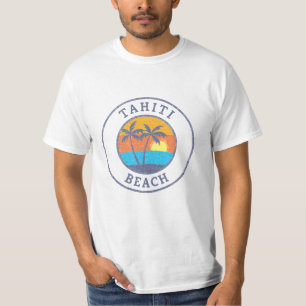 T-shirt Tahiti Beach, Bahamas Style classique défraîchi