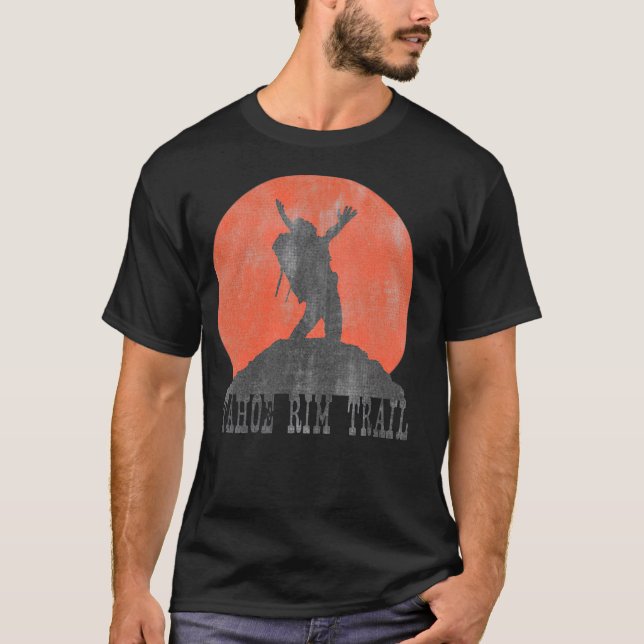 T-shirt TAHOE RIM TRAIL Classic Randonneurs Idée cadeau (Devant)