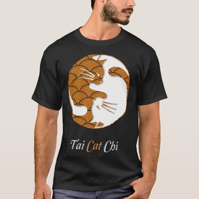 T-shirt Tai Cat Chi Yin Yang (Devant)