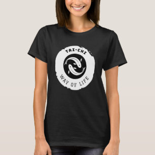 T-shirt Tai Chi Kio Poisson Yang Balance Taoism Meditati