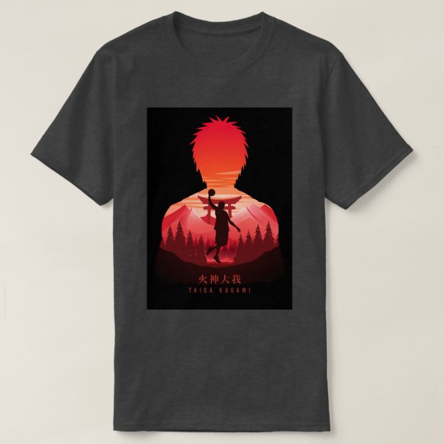 T-shirt Taiga Kagami Kuroko Basuke (Design devant)