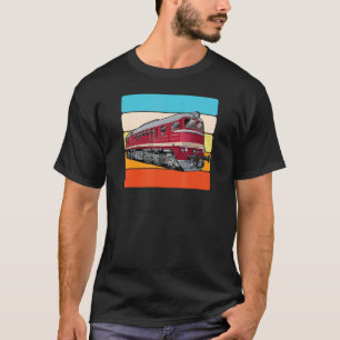T-shirt Taigatrommel Diesel Locomotive Taiga Drum BR 120 R
