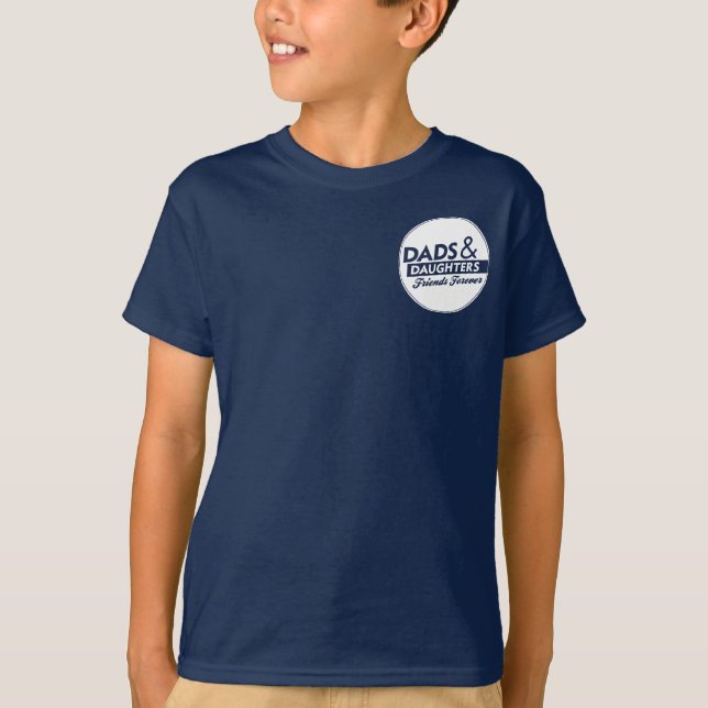 T-shirt Taille de filles : Grand logo arrière - logo avant (Devant)