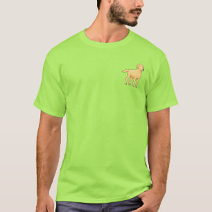 T-shirt Taille de poche Golden Retriever