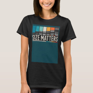 T-shirt Taille d'objectif d'appareil photo de photographie