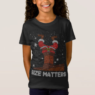T-Shirt Taille Importante Santa Claus Chimney Laid Christm
