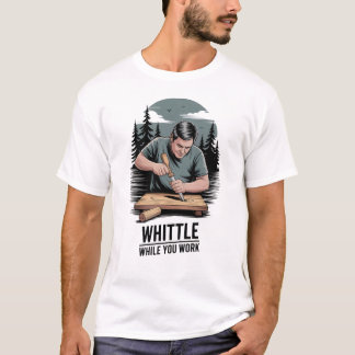 T-shirt Tailler Pendant Que Vous Travaillez - Bois De Déco