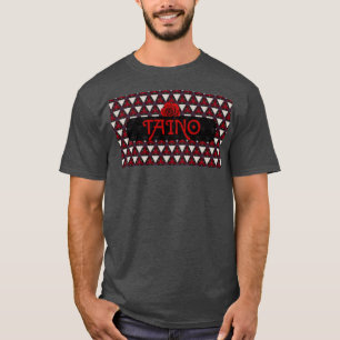 T-shirt Taino Red Native American Diamond Motif