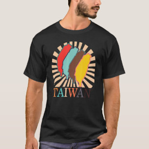 T-shirt Taipei Taïwan Carte Chine Taïwan Pays Taïwanais Li