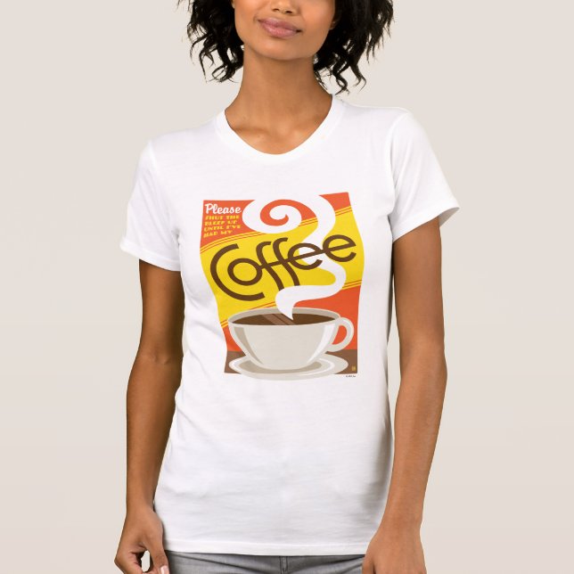 T-shirt Tais-toi café (Devant)