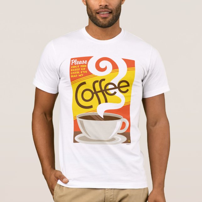 T-shirt Tais-toi café (Devant)