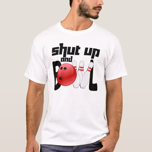 T-shirt Tais-toi et bol (Devant)