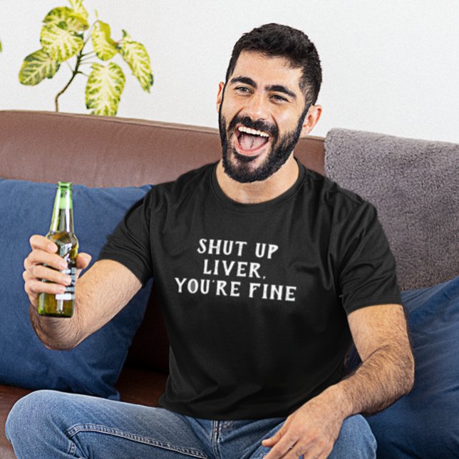 T-shirt Tais-toi le foie Tu bois bien Humour (Créateur téléchargé)
