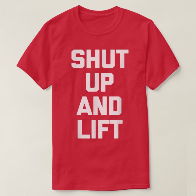 T-shirt Tais-up & Lift Drôle Exercice Poids Fitness (Design devant)