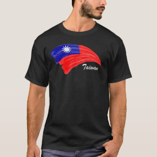 T-shirt Taïwan en détresse Drapeau soutien pour Taïwan I L