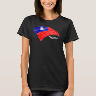 T-shirt Taïwan en détresse Drapeau soutien pour Taïwan I L