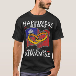 T-shirt Taïwanais Mariage Taïwan Patrimoine Racines ROC Dr