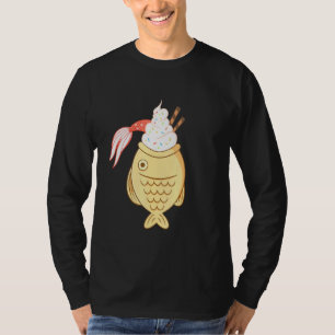 T-shirt Taiyaki Poisson Koi Poisson Japonais gaufre glace