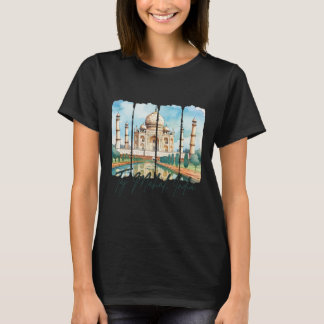 T-shirt Taj Mahal Inde Voyage Voyage Taj Mahal Souvenir