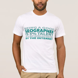T-shirt Talent du géographe 3%