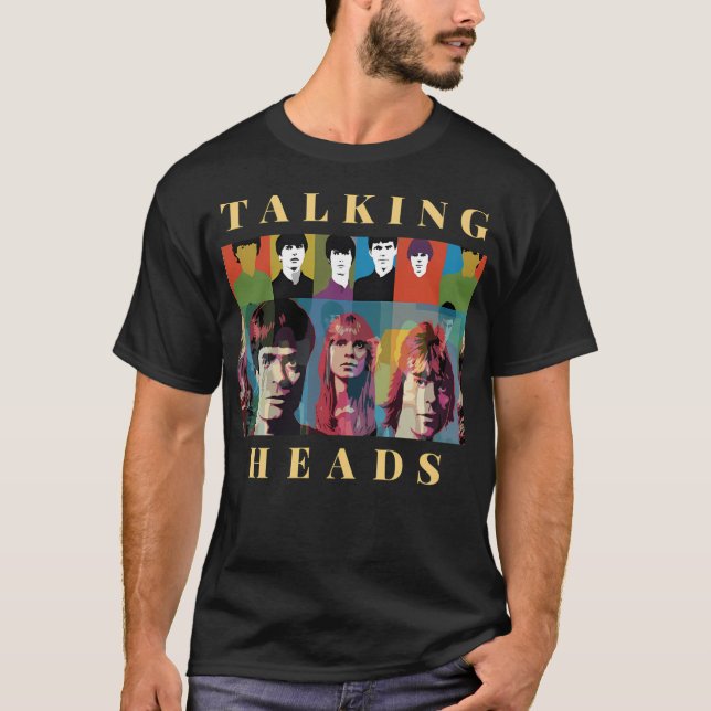 T-shirt Talking Heads Classic Retro (Devant)