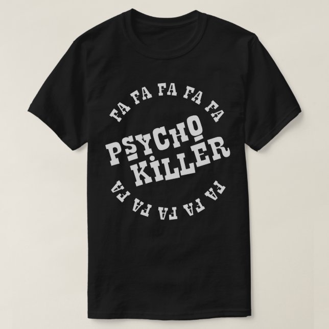 T-shirt Talking Heads Killer Clean (Design devant)