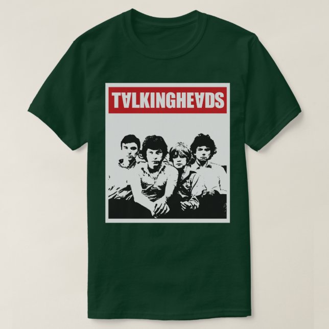 T-shirt Talking Heads Post Punk (Design devant)