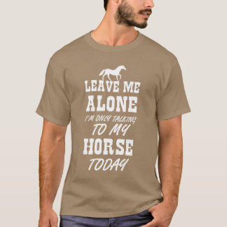 T-shirt Talkingo Mon Horseoday Girls Femmes Cheval Lover v