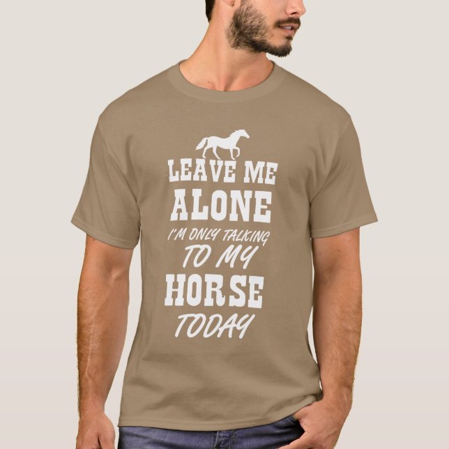 T-shirt Talkingo Mon Horseoday Girls Femmes Cheval Lover v (Devant)