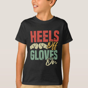 T-shirt Talonnettes Sans Gants Entraînement de kickboxing