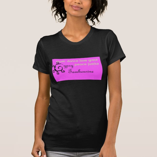 T-shirt Tambour de basque gitan (Devant)