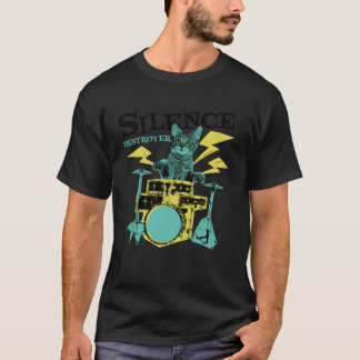 T-shirt Tambour de chat
