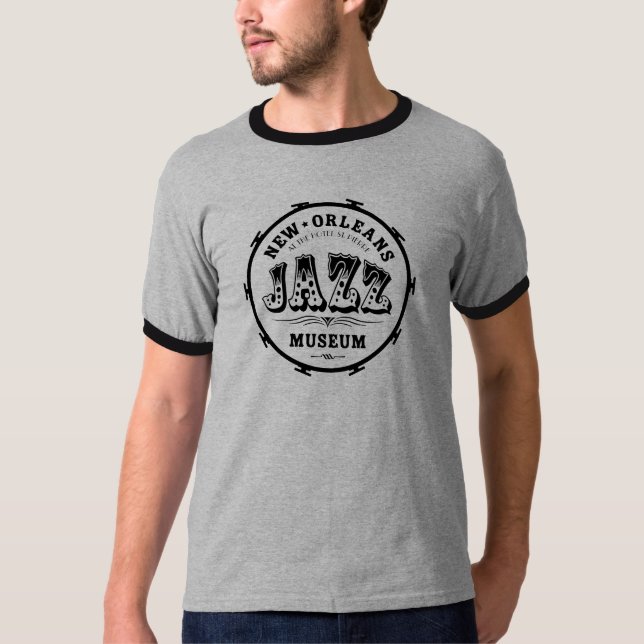 T-shirt Tambour de musée de jazz de la Nouvelle-Orléans (Devant)