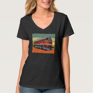 T-shirt Tambour de Taïga locomotive Diesel Taiga Drum BR 1