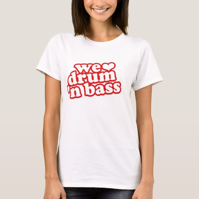 T-shirt Tambour et basse (Devant)