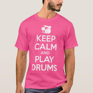 T-shirt Tambour - Gardez Le Calme Je Suis Le Batteur