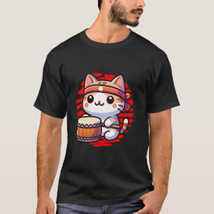 T-shirt Tambour taïko japonais traditionnel