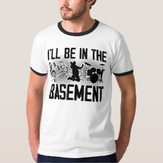 T-Shirt tambour tambour de fond de musique
