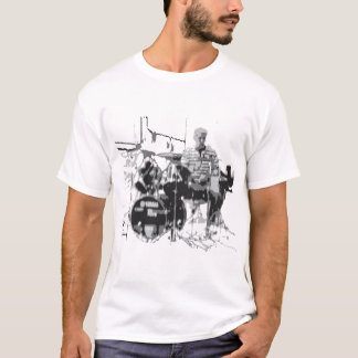 T-shirt tambours d'illustration
