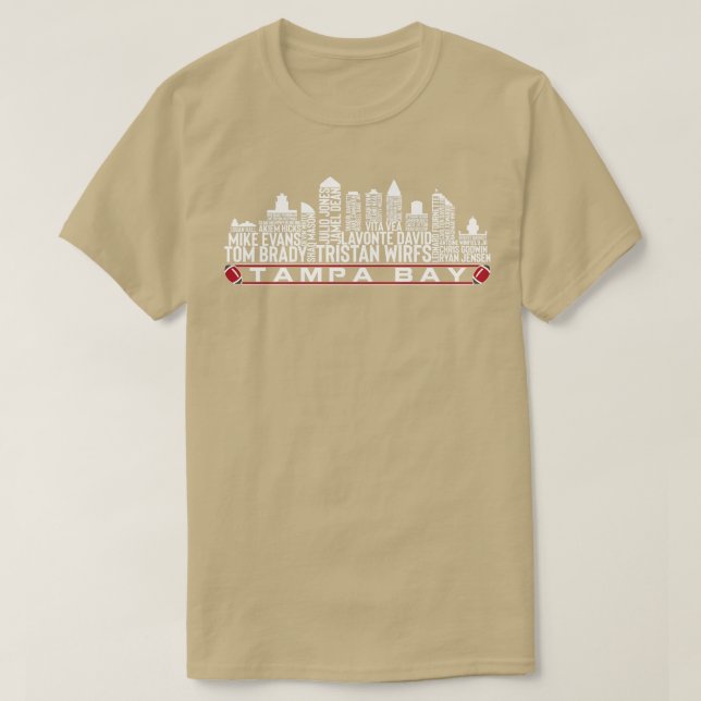 T-shirt Tampa Bay Team 23 Joueur Tampa Bay City Sk (Design devant)