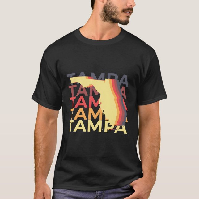 T-shirt Tampa Florida Fire Repeat Fl Souvenirs (Devant)