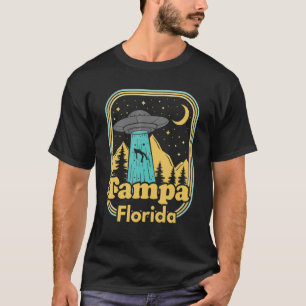 T-shirt Tampa Florida Ufo Alien Hunter 80s State Pride