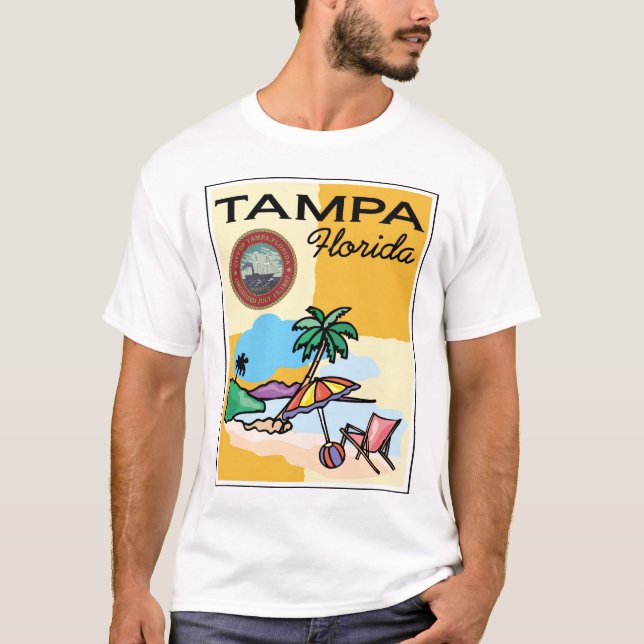 T-shirt Tampa la Floride (Devant)