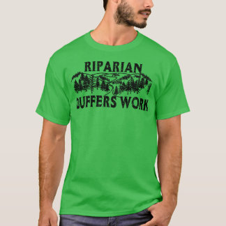 T-shirt Tampons riverains Travail Rivière Gestion des terr