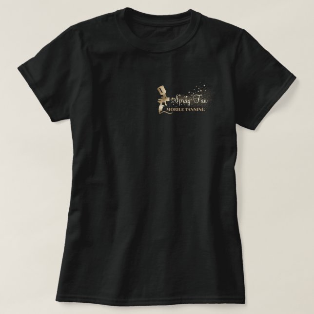 T-shirt Tan Peinture Spray Tanning (Design devant)