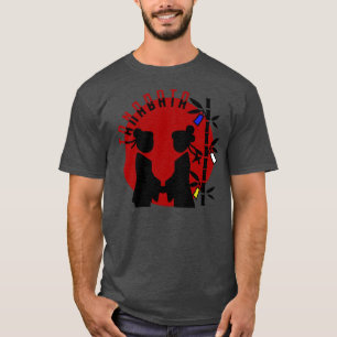 T-shirt Tanabata Couple Silhouette
