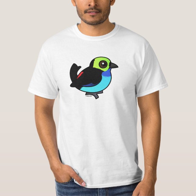 T-shirt Tanager de paradis de Birdorable (Devant)